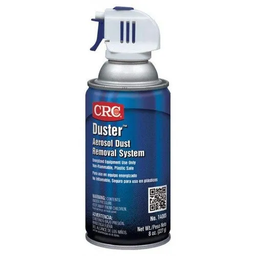 14085 CRC Duster™ Aerosol Dust Removal System, Clear, 12oz Aerosol w/ Trigger