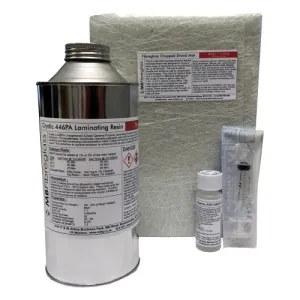 1Kg Fibreglass Repair Kit - Resin & Fibreglass Kit