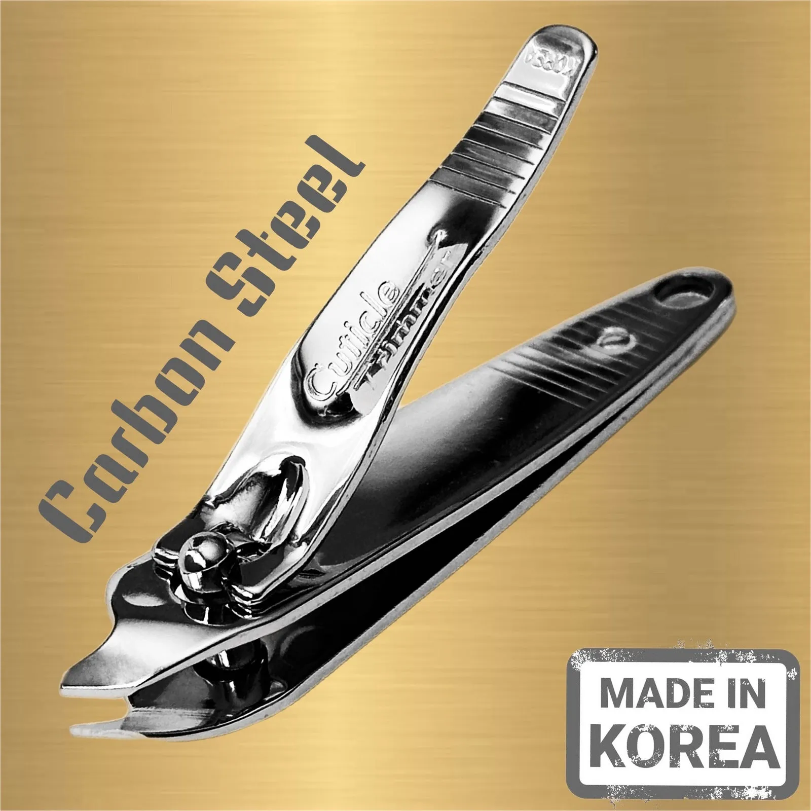 2 Slanted Edge Cuticle Clippers Nail Cuticle Trimmer Cutting Clipper Pedicure Manicure Tool Cutter Hangnail Loose Dry Cuticles Cutter Remover Tool –Made in Korea