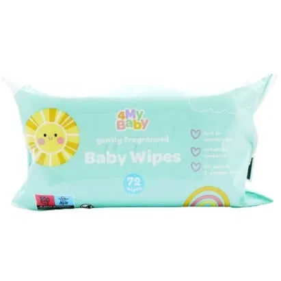 4My Baby Gently Fragranced Baby Wipes, Pack of 72