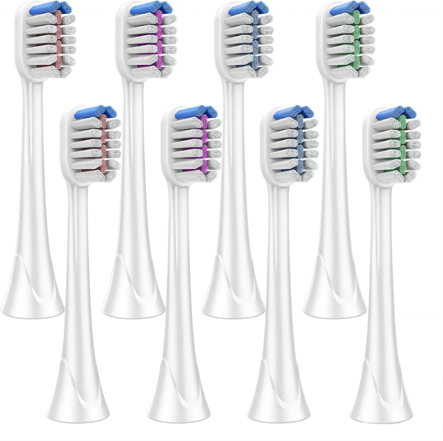 8Pcs Brush Heads for Philips Sonicare-Whitening Cleaning