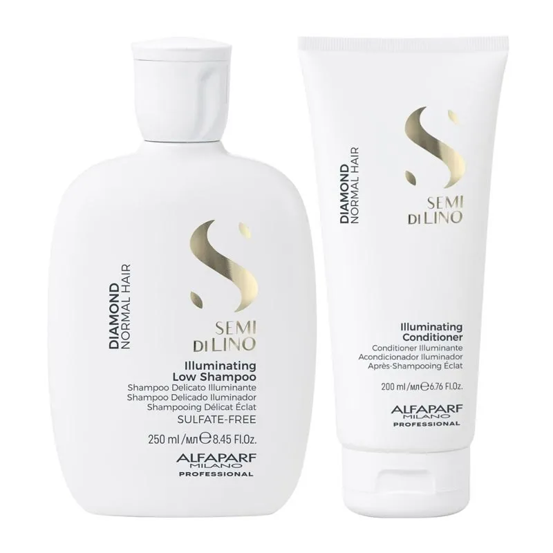 Alfaparf Semi Di Lino Diamond Shampoo & Conditioner Duo