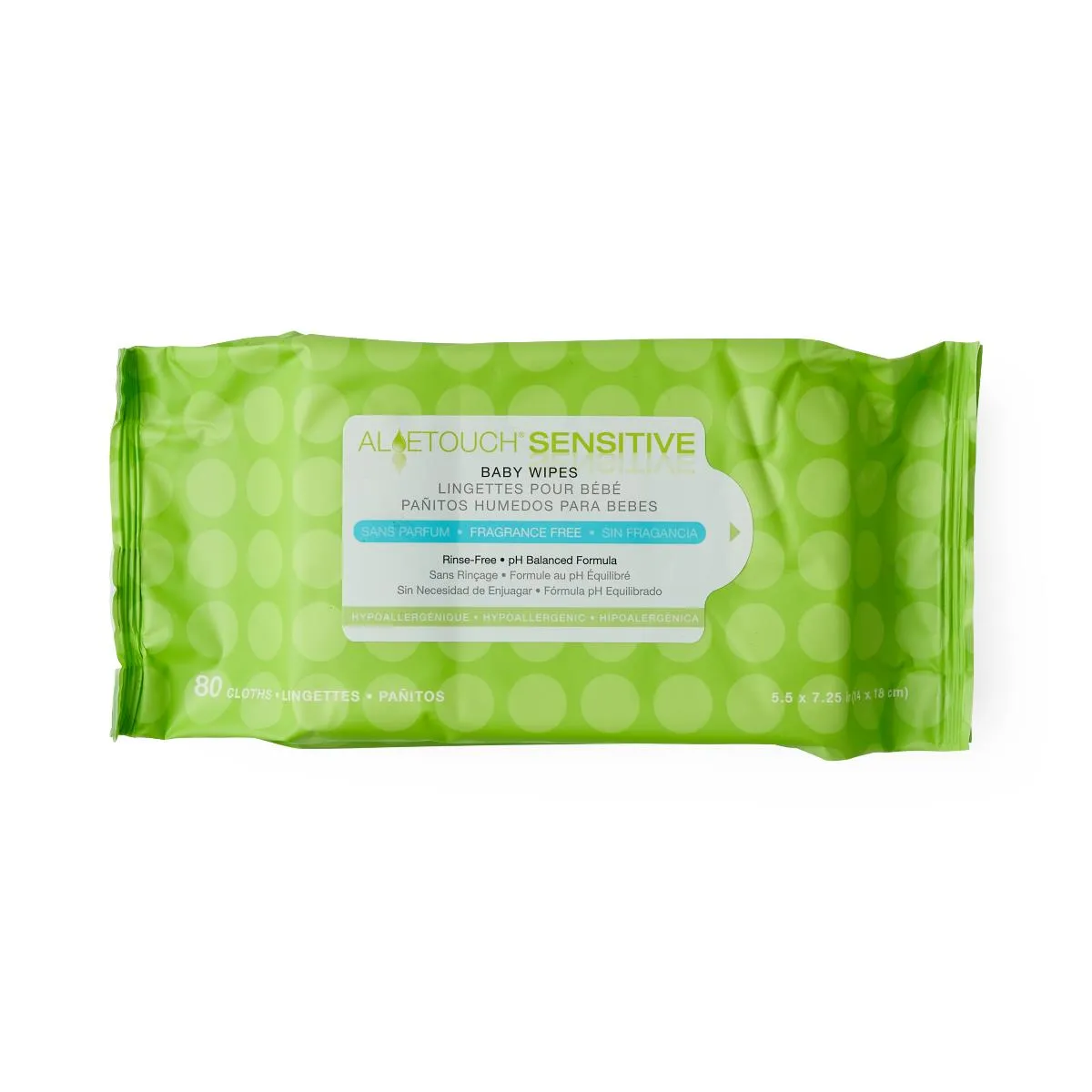 AloeTouch Sensitive Fragrance-Free Baby Wipes (case of 1920)