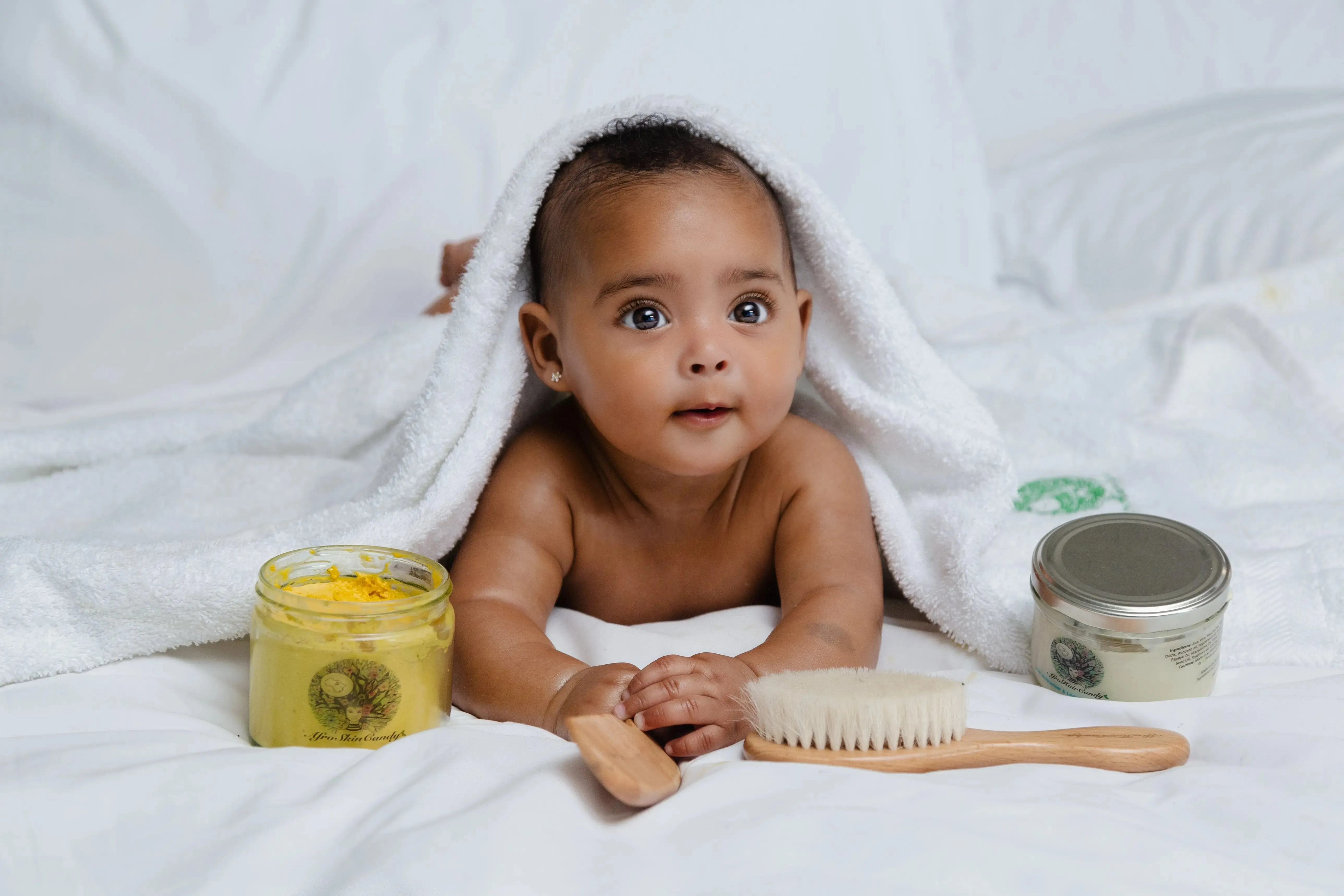 Bamboo Baby Hair Brush & Comb Set