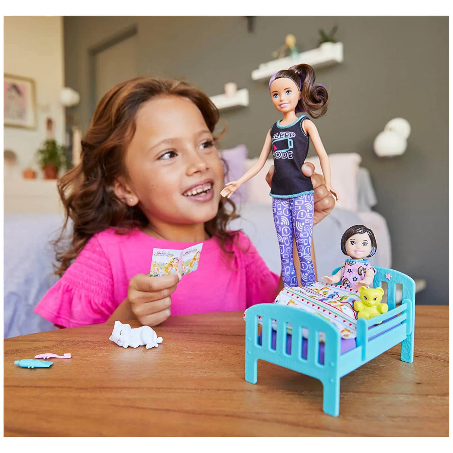 Barbie Skipper Babaysitter INC Doll Bedtime Playset