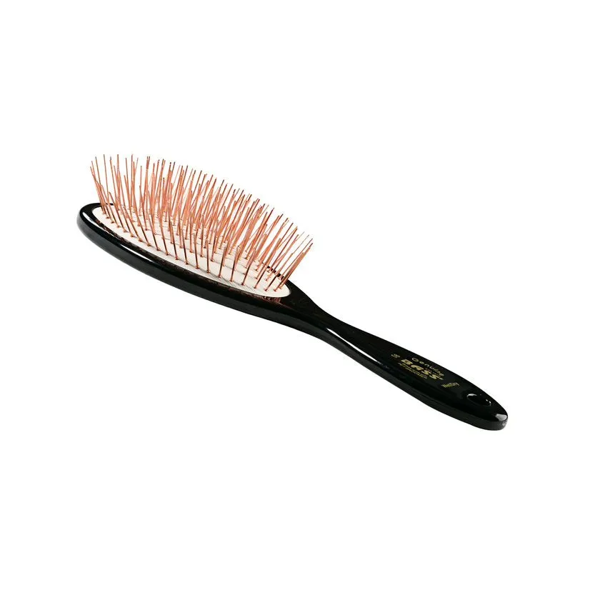 Bass Brushes Style & Detangle Oval Acrylic Handle Brush For Dogs