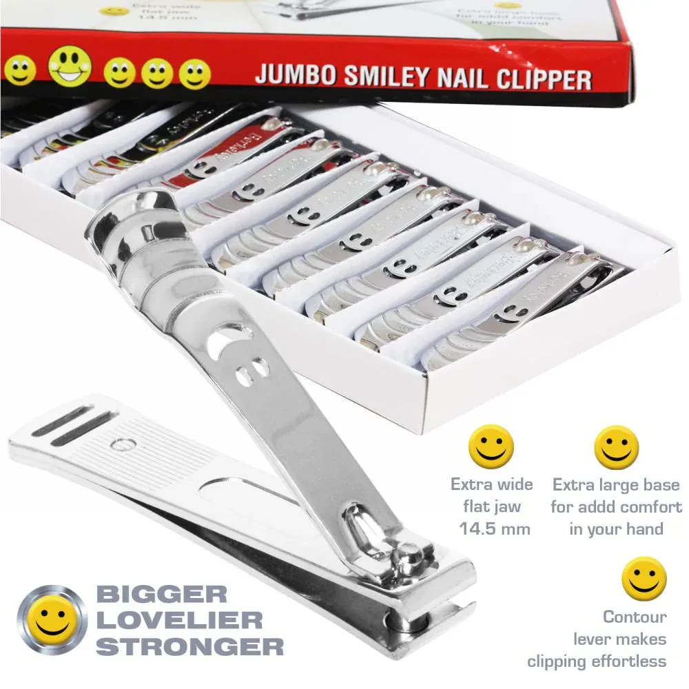 Berkeley Jumbo Smiley Nail Clippers - Straight