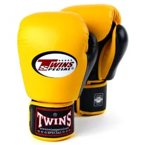 BGVL3-2T Twins 2-Tone Yellow-Black Boxing Gloves