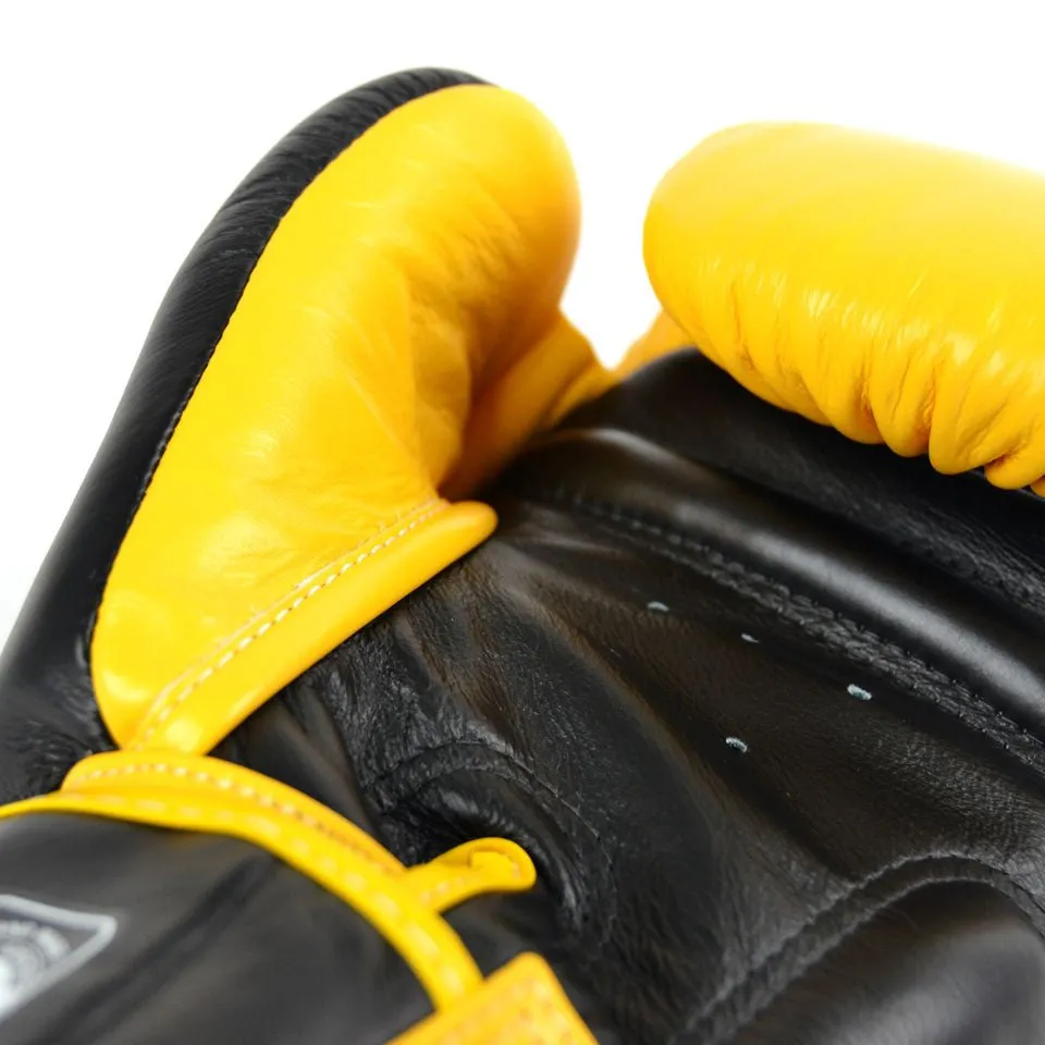 BGVL3-2T Twins 2-Tone Yellow-Black Boxing Gloves