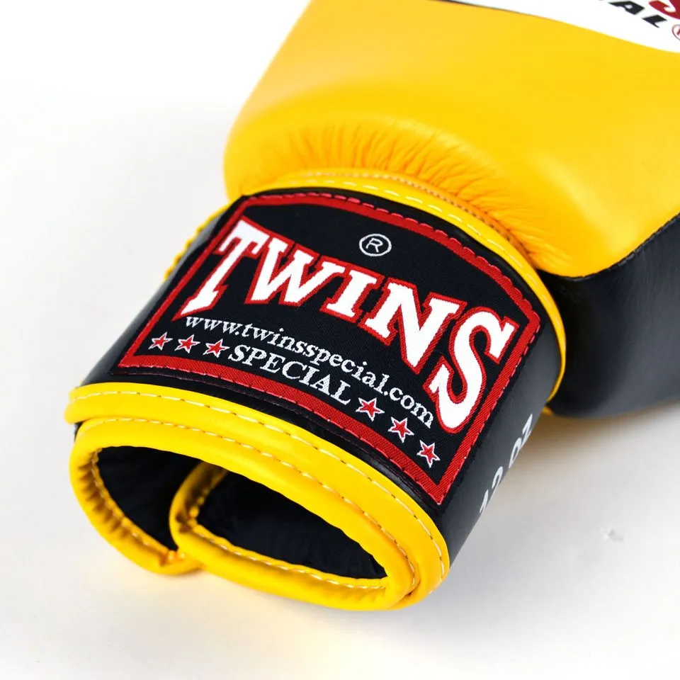 BGVL3-2T Twins 2-Tone Yellow-Black Boxing Gloves