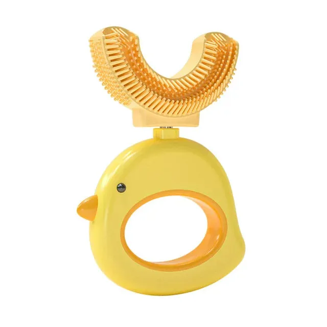 Chick U-Shaped Sensory Toothbrush with Replacement Head