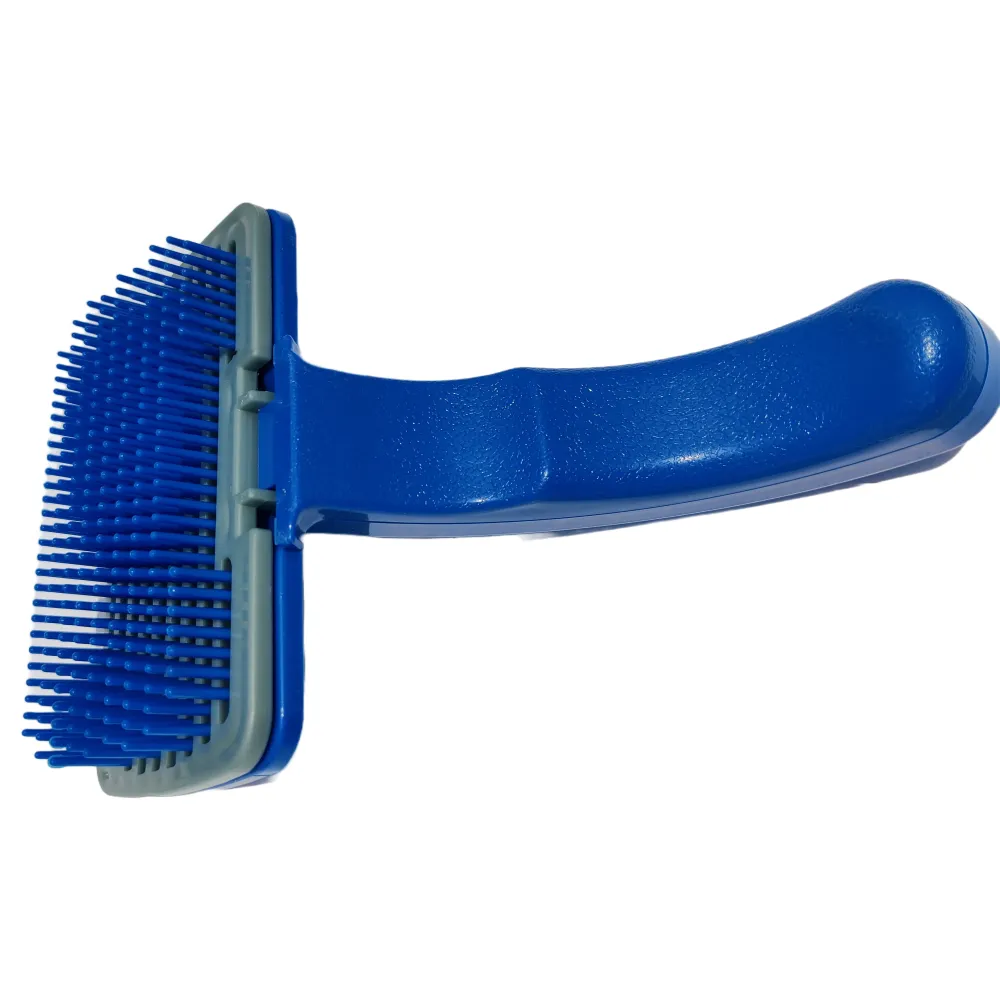 Chullbull Soft Slicker Brush for Dogs (Blue)