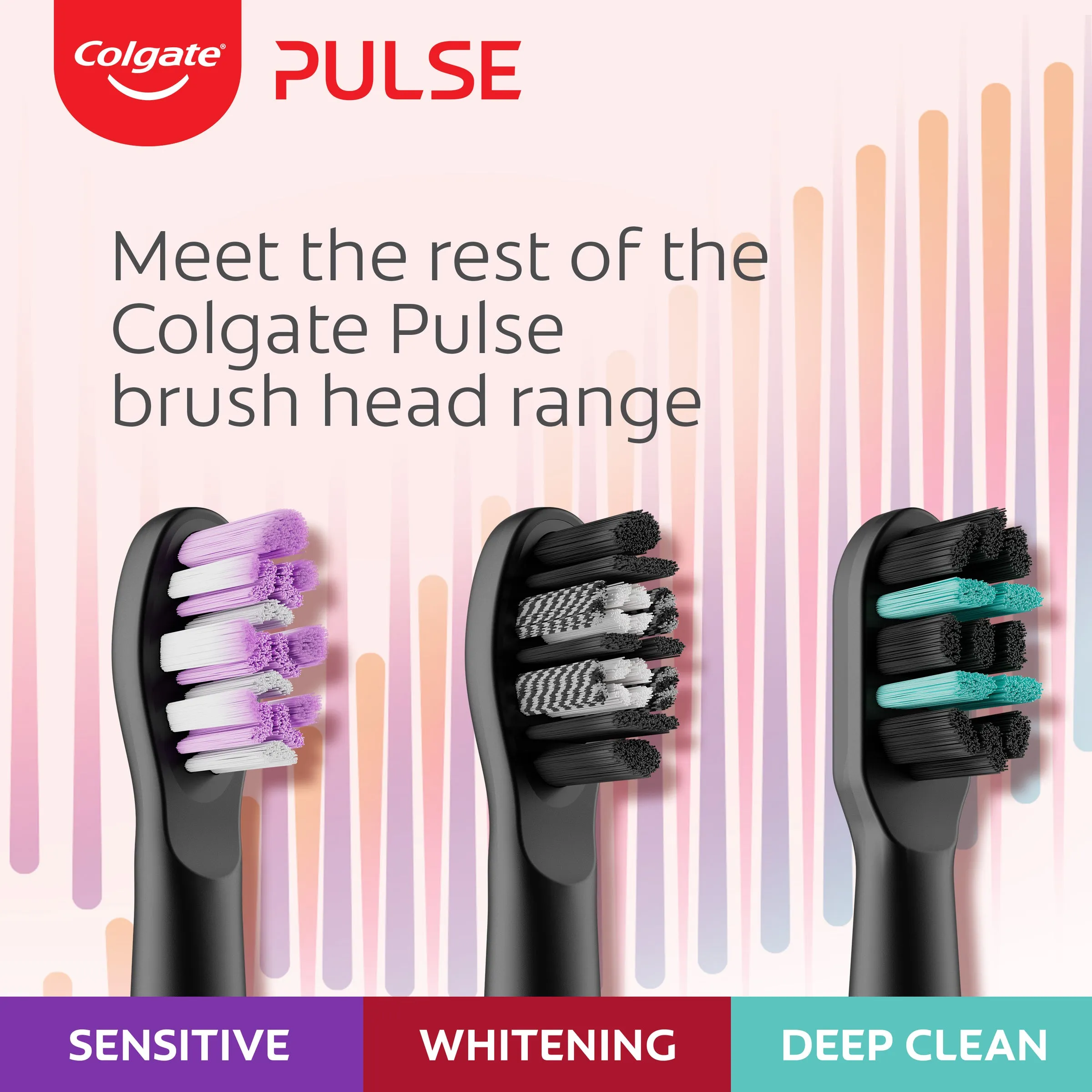 Colgate Electric Toothbrush Pulse Sensitive Refill 4Pk