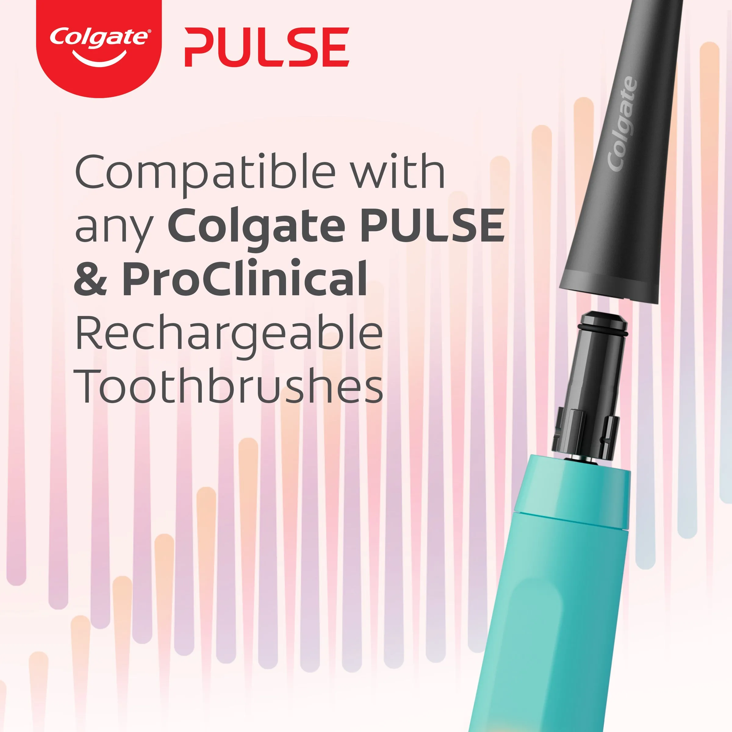 Colgate Electric Toothbrush Pulse Sensitive Refill 4Pk