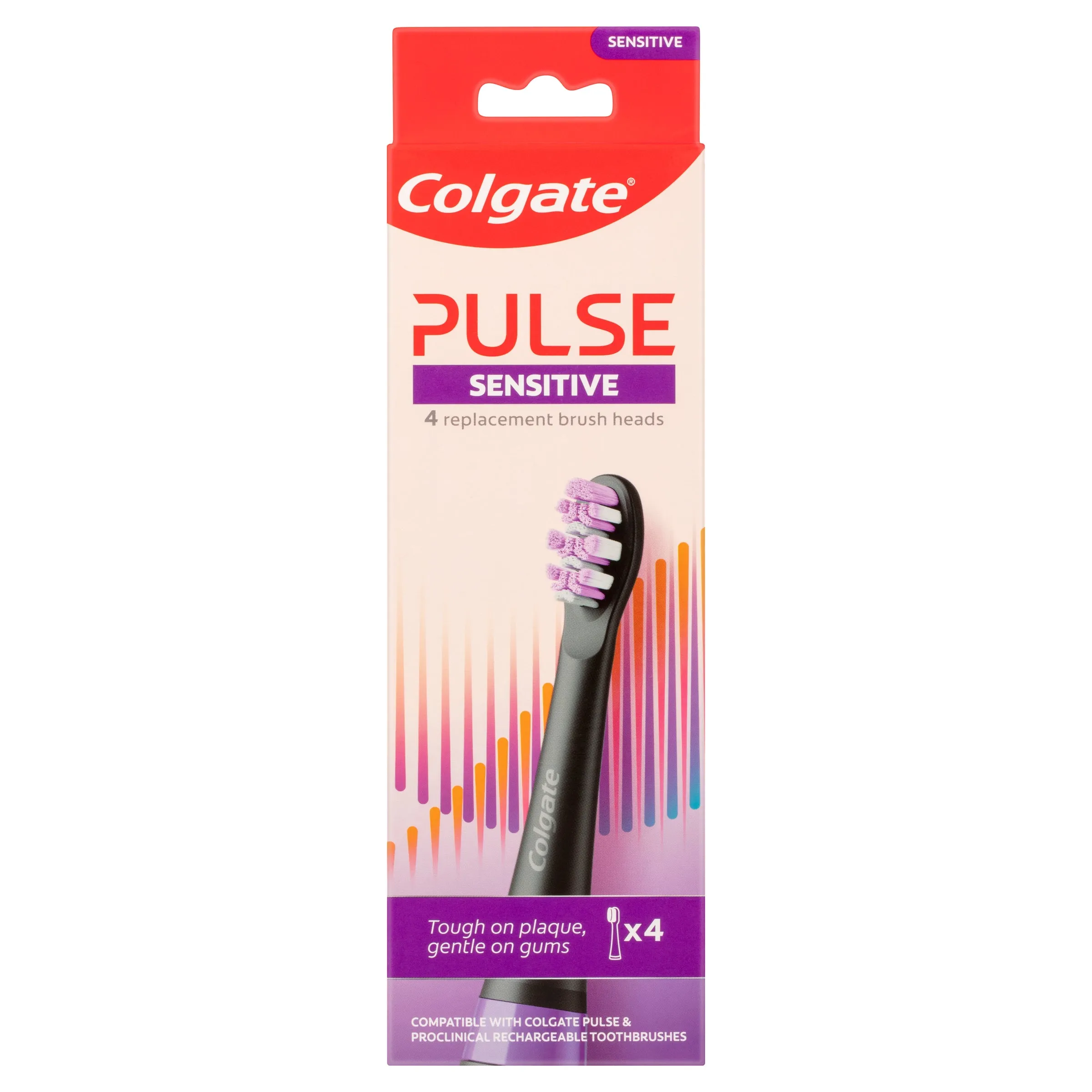 Colgate Electric Toothbrush Pulse Sensitive Refill 4Pk