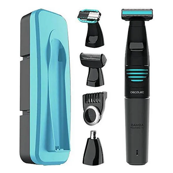 Cordless Hair Clippers Cecotec Bamba PrecisionCare Extreme 5in1 500 mAh Black