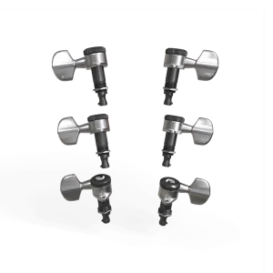 D'Addario Auto-Trim Locking Tuning Machines (3 A Side Chrome)