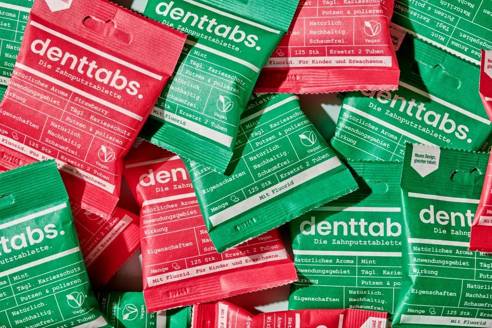 Denttabs Fluoride Toothpaste Tablets