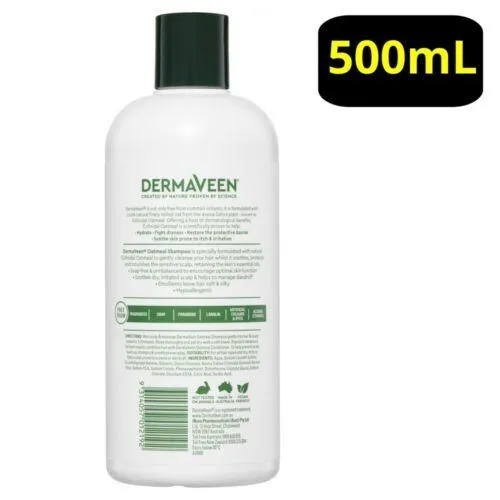 DermaVeen Daily Nourish Oatmeal Shampoo 500mL