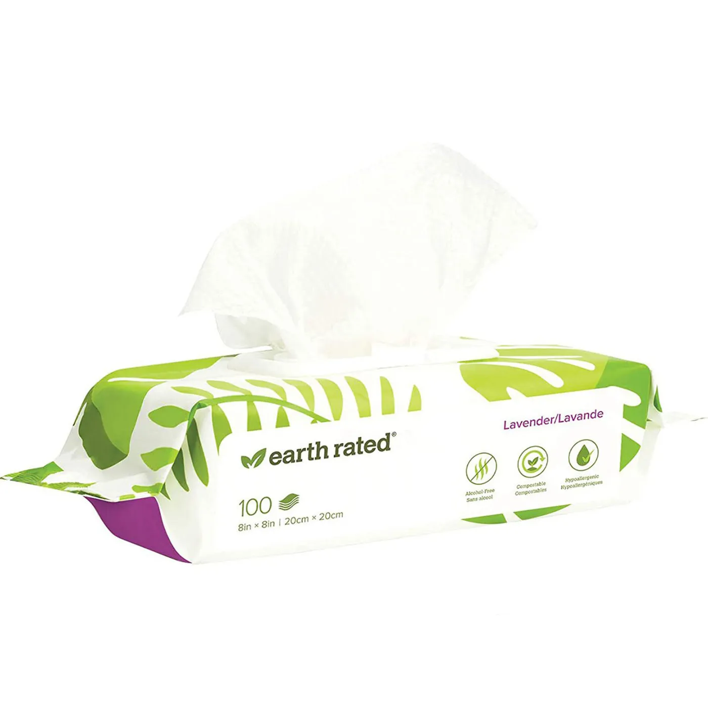 Earth Rated Lavender Pet Grooming Wipes