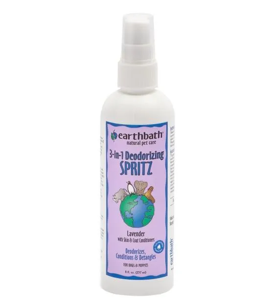 Earthbath 3 in 1 Deodorizing Spritz Lavender Spray For Dogs