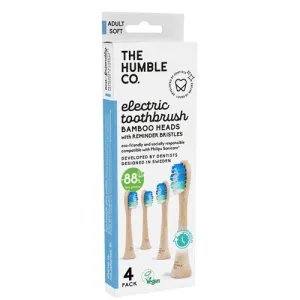 Electric Toothbrush Replaceable Bamboo Head Fading Bristle 3 Count By The Humble Co