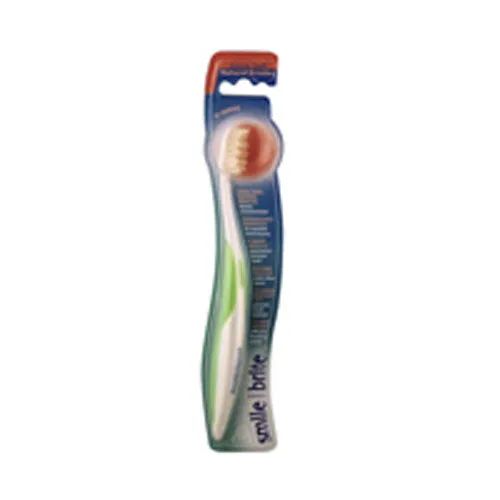 Fixed Head Toothbrush Nylon V-Wave Soft 1 EACH By Smile Brite