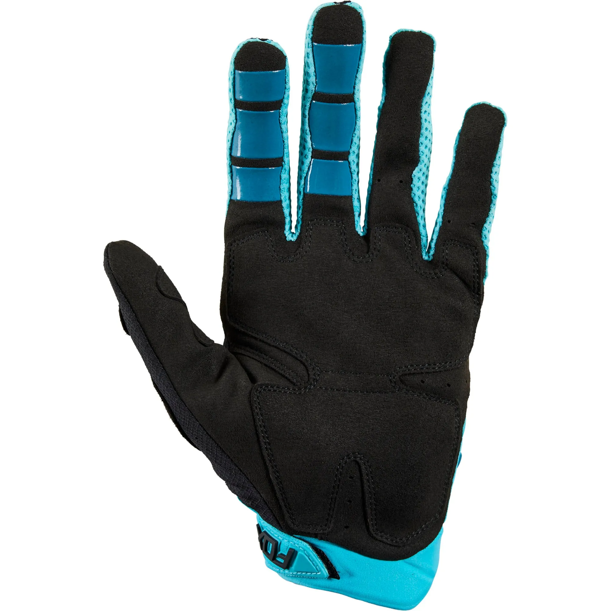 Fox Racing Pawtector Standard Offroad Gloves Teal Blue