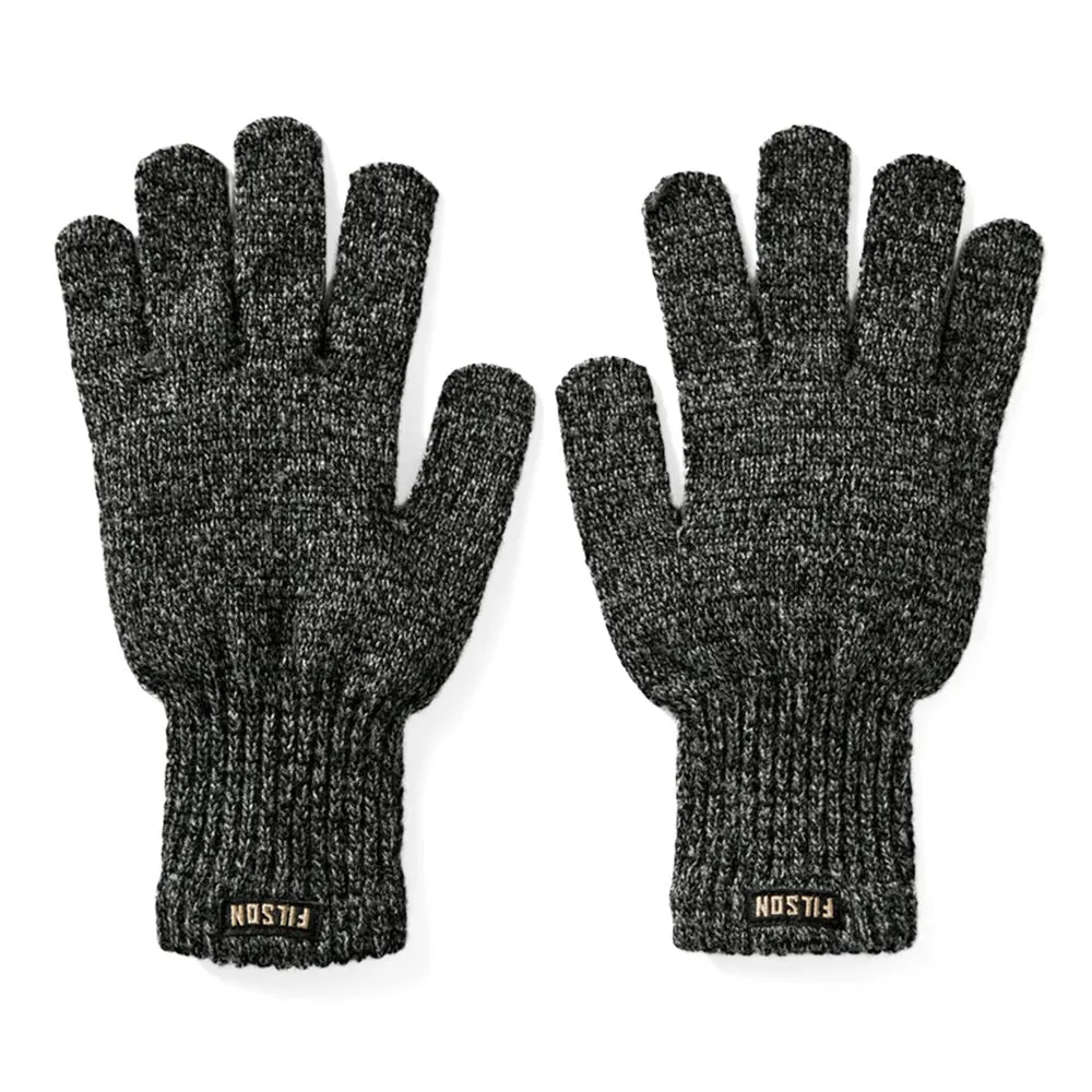 Full Finger Knit Gloves | Charcoal