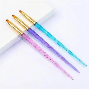 Gel Brushes Pretty Handle Set 3pcs