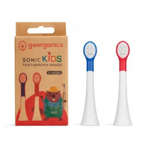 Georganics Kids Sonic Toothbrush - Replacement Heads