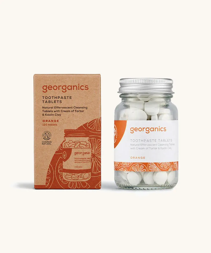 Georganics Natural Toothtablets - Orange x120