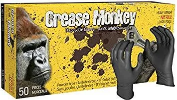 Glove Nitrile Grease Monkey LG