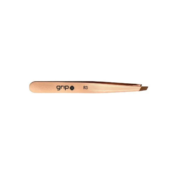 GRIP Tweezer - Claw Slanted Tip - Rose Gold