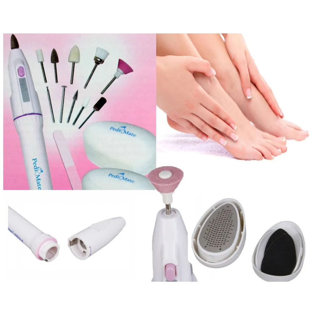 Handheld PediMate Professional Pedicure - 18 Piece Set