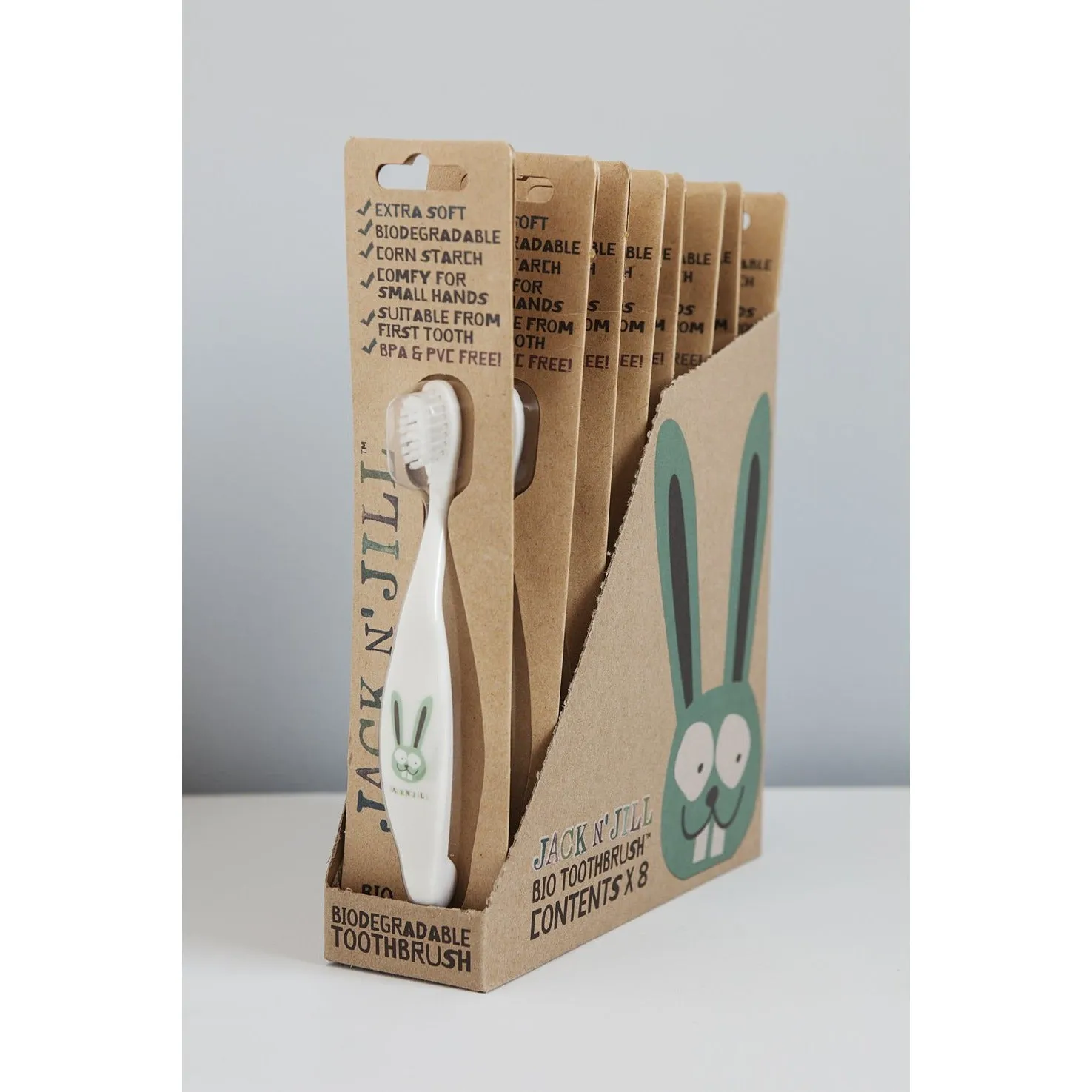 Jack n' Jill - Bio Toothbrush - Bunny