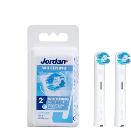 Jordan Electric Toothbrush Replacement Head Set, 2 Piece