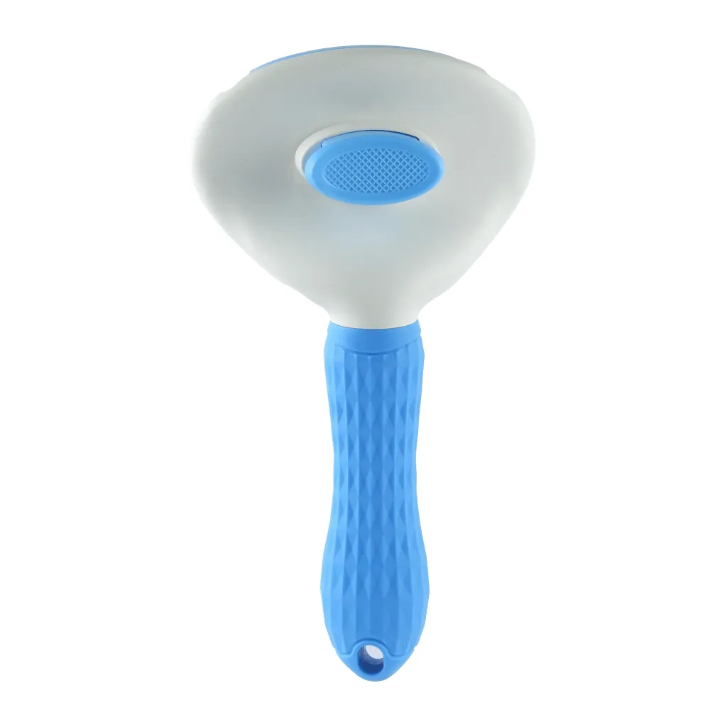 Kiki N Pooch Thick Bristle Slicker Brush for Dogs and Cats 3 Style (Blue)