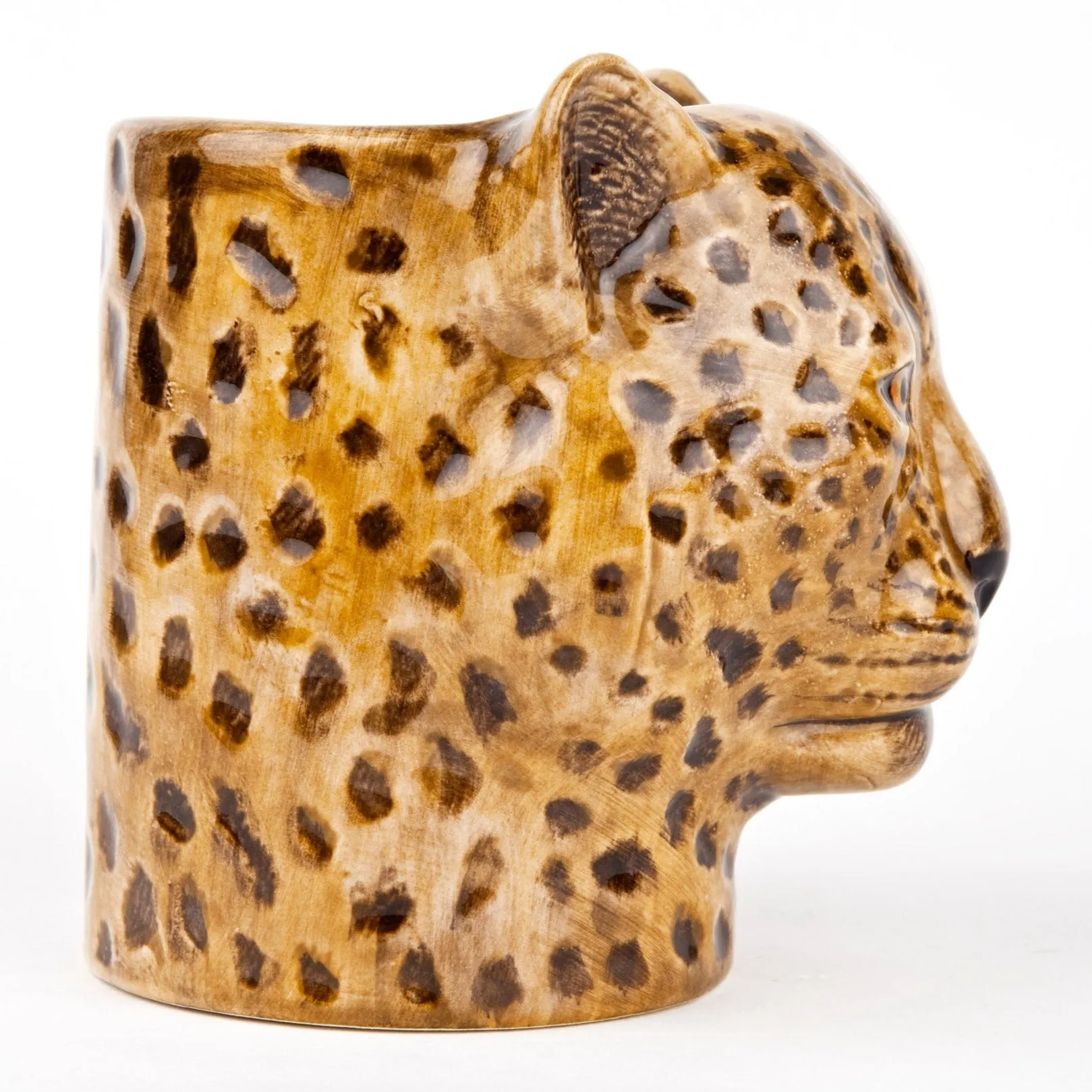 Leopard Pencil Pot by Quail Ceramics