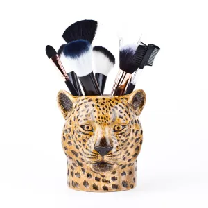 Leopard Pencil Pot by Quail Ceramics