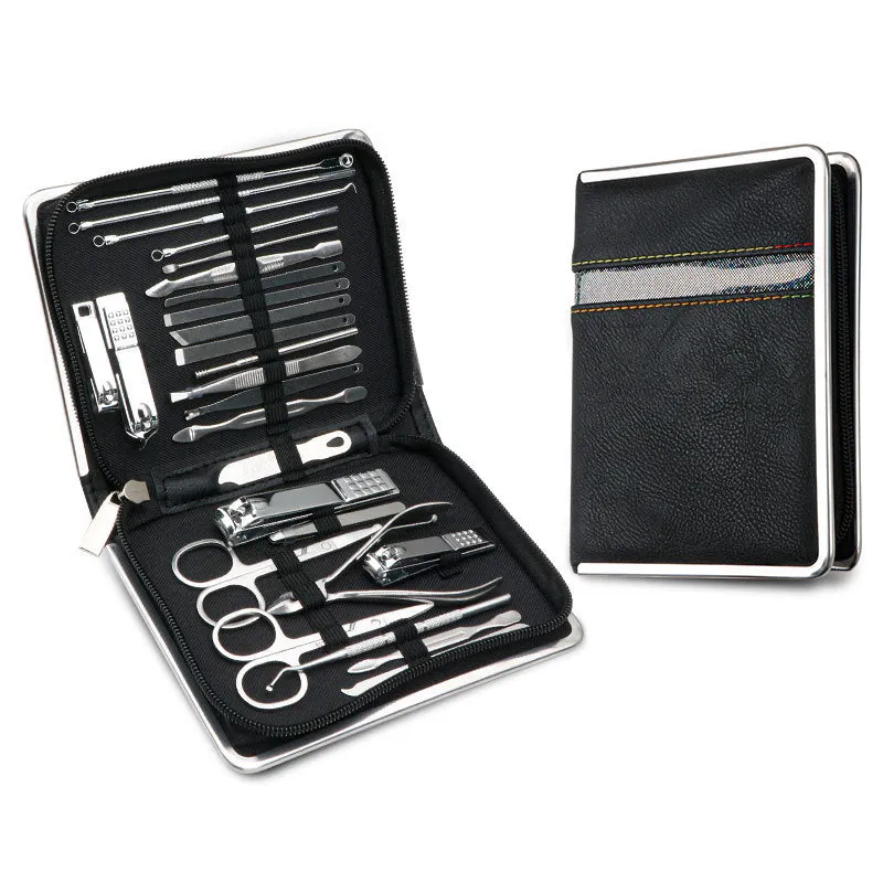 Nail clipper set 26 pieces nail clipper complete set of manicure tools household large nail clipper set