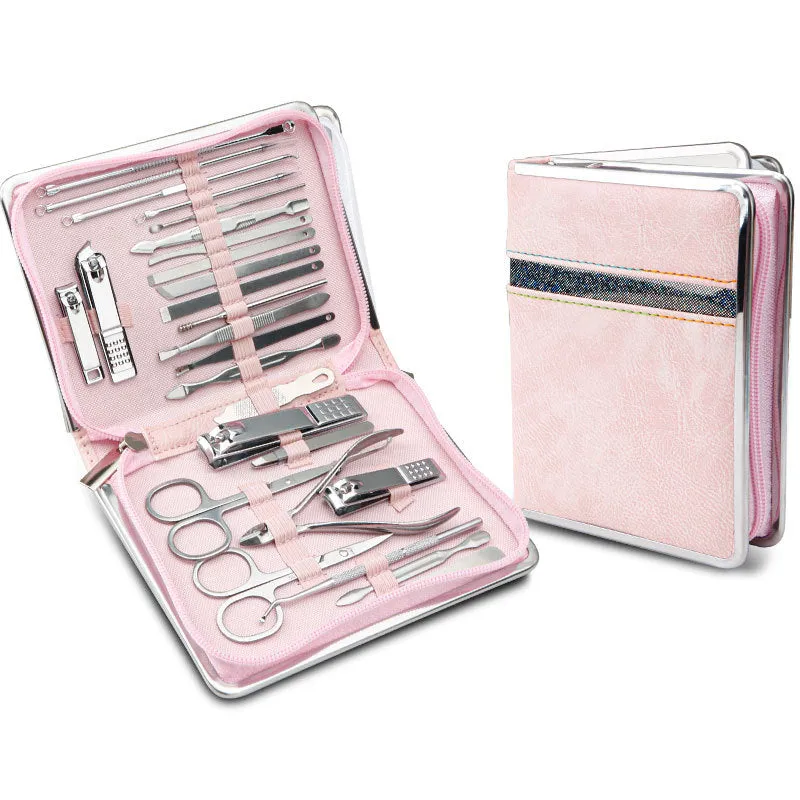 Nail clipper set 26 pieces nail clipper complete set of manicure tools household large nail clipper set