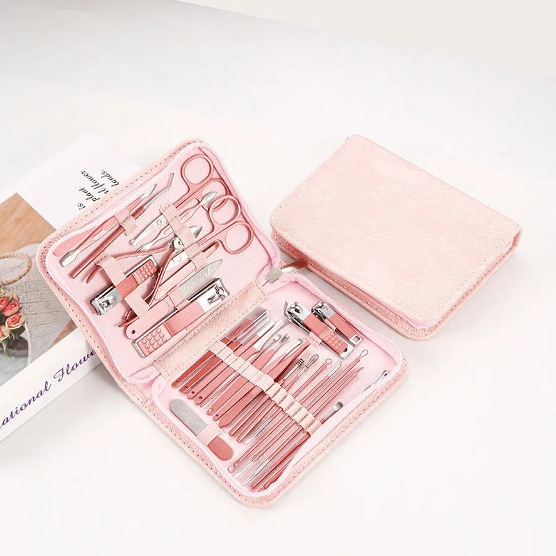 Nail clipper set 26 pieces nail clipper complete set of manicure tools household large nail clipper set