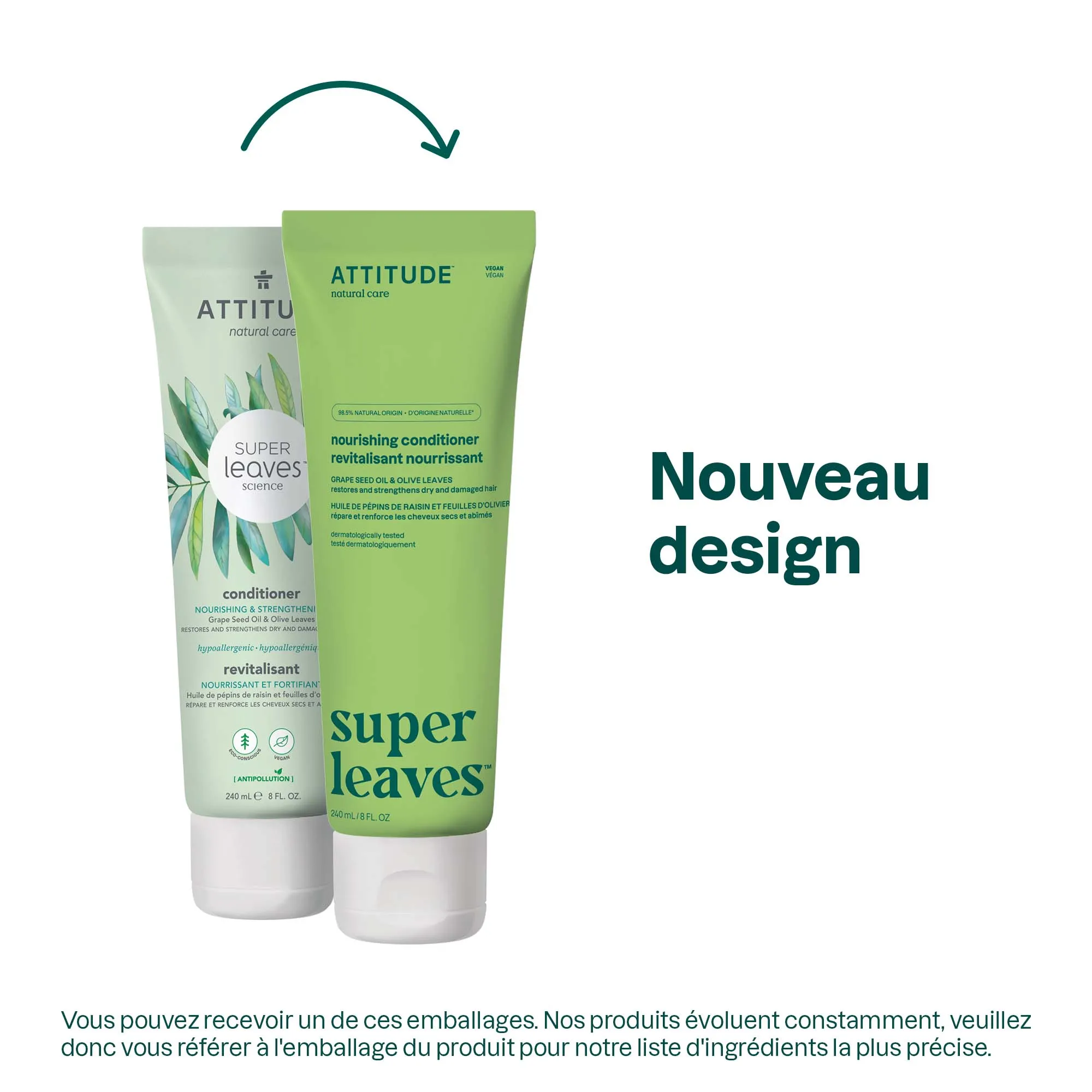 Nourishing conditioner : SUPER LEAVES™