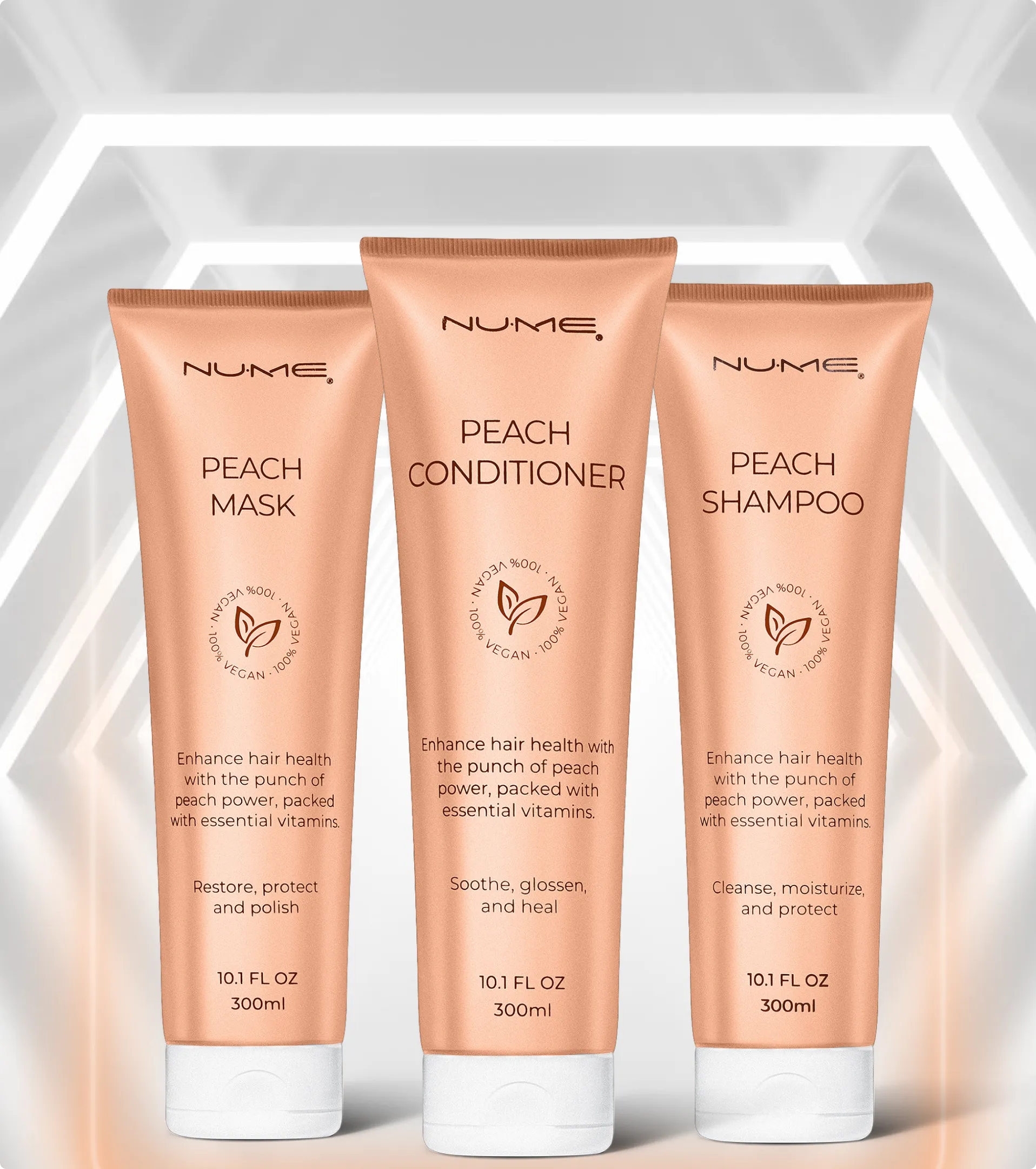 NUME Peach Hair Care Set