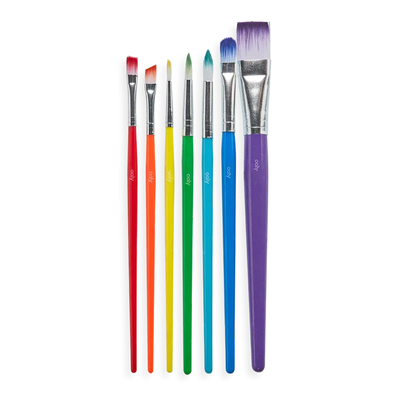 OOLY lil' Paint Brush Set - Set of 7