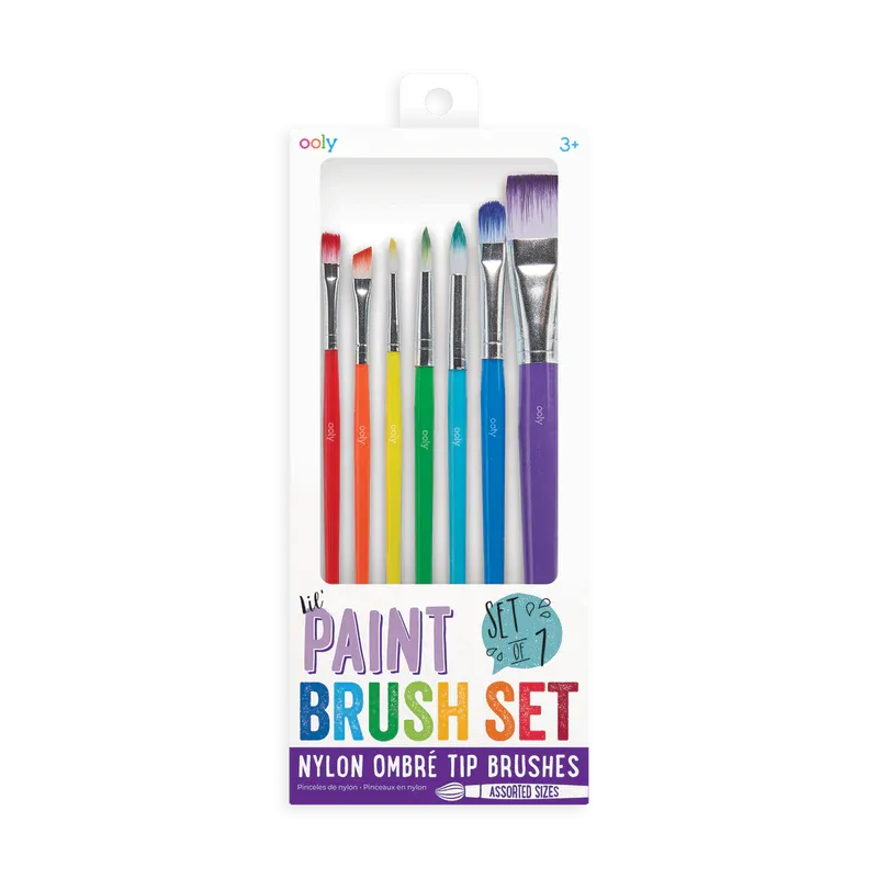 OOLY lil' Paint Brush Set - Set of 7