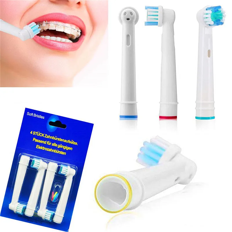 Oral-B Braun SB-17A Neutral Electric Toothbrush Replacement Heads