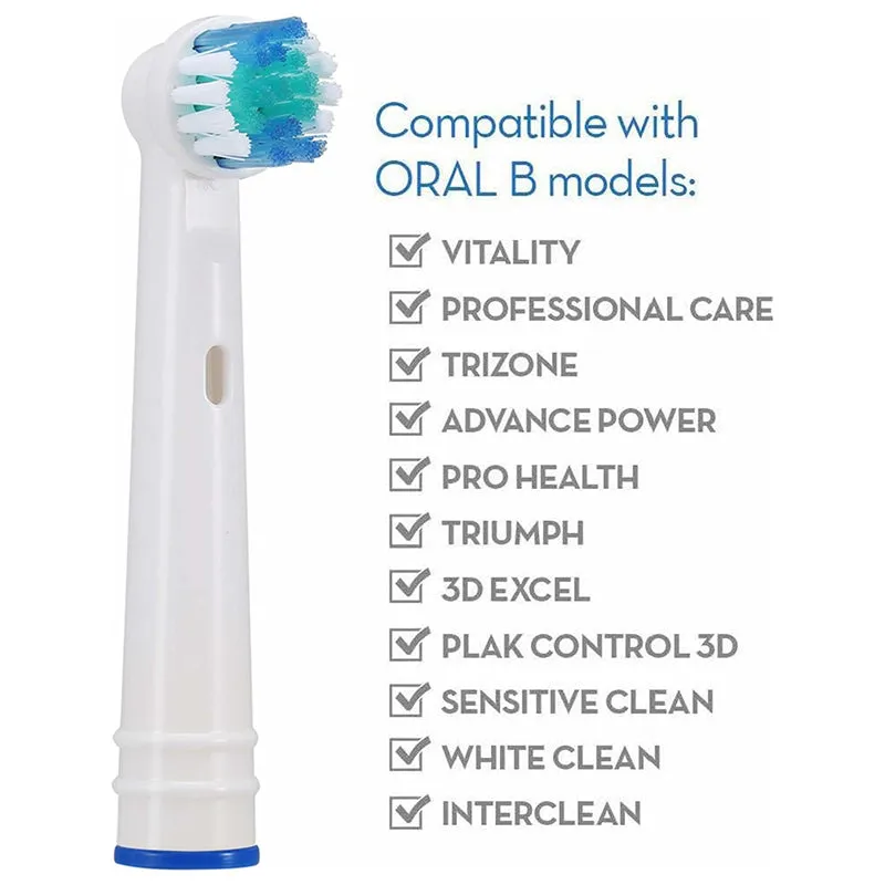 Oral-B Braun SB-17A Neutral Electric Toothbrush Replacement Heads