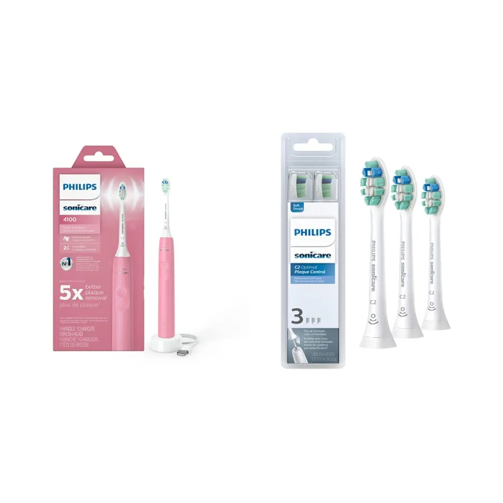 Rechargeable Electric Toothbrush with Pressure Sensor, Long Battery Life